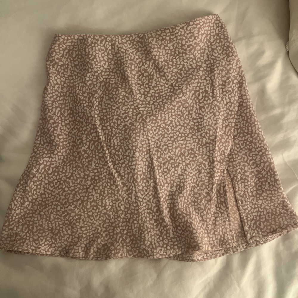 Princess Polly Pink Leopard Mini Skirt